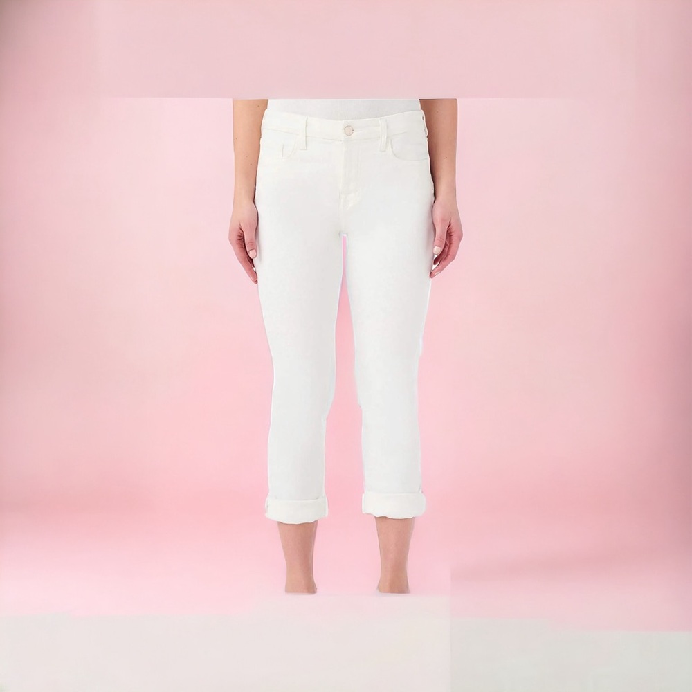 NWT White 7 for all mankind Jen7 sz 12 white jeans